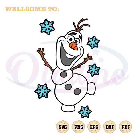 Frozen Olaf Disney Character SVG Files For Cricut Sublimation Files ...