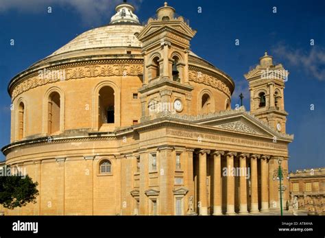 Mosta Dome Malta Stock Photo - Alamy