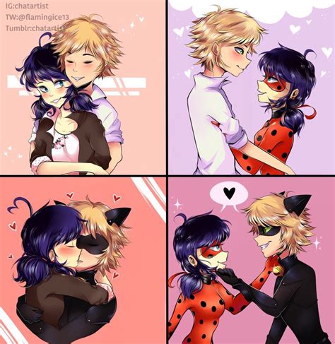 Marinette And Adrienchat Noir And Ladybug Miraculous Ladybug Fan Art | Images and Photos finder