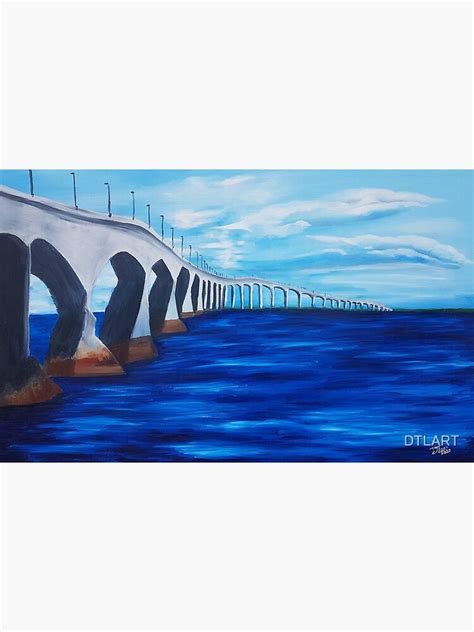 "Confederation bridge " Poster by DTLART | Redbubble