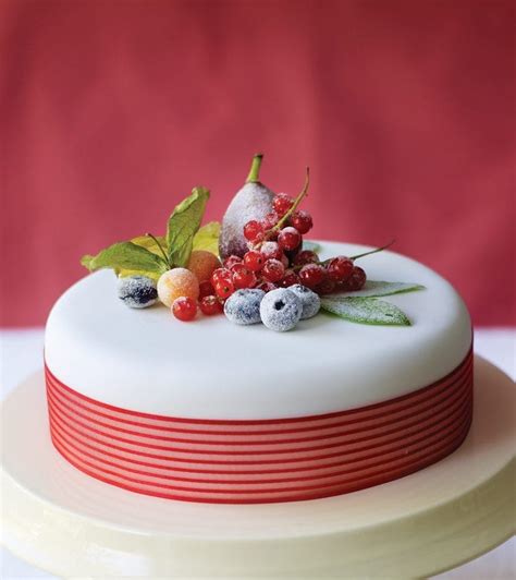 Cake Decoration With Fruits