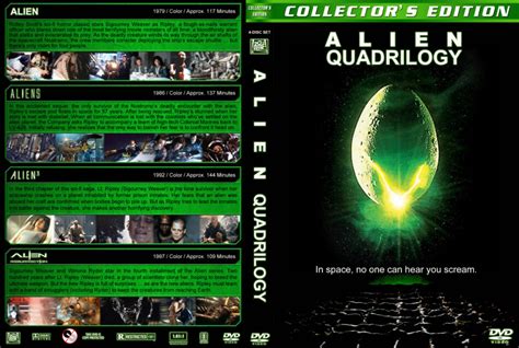 Alien Quadrilogy dvd covers (1979-1997) R1 Custom