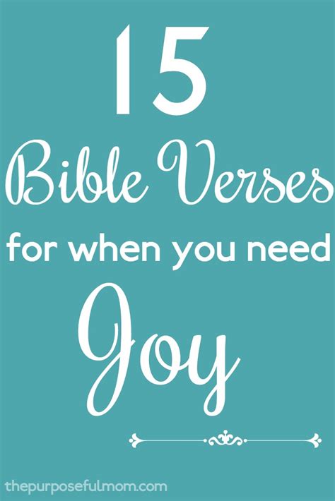 Bible Verses About Joy