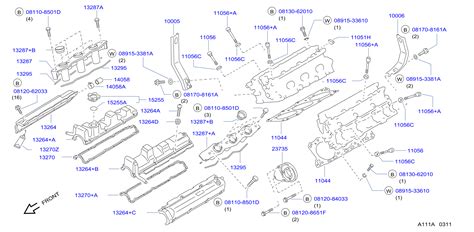 2023 Nissan Rogue Engine Cylinder Head Bolt. Bolt for Cylinder Head - 11056-V7201 - Genuine ...