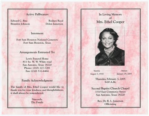 Funeral Mass Program - 10+ Examples, Illustrator, Photoshop, Word ...