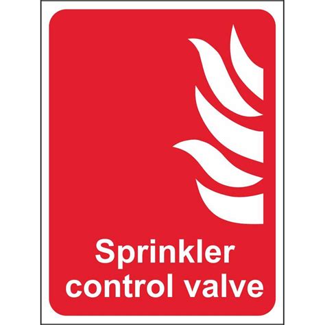 Fire Sprinkler Control Valve Signs | Fire Fighting Safety Signs