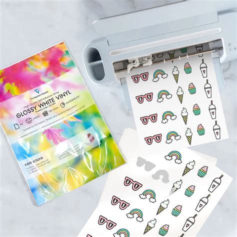 Buy 10 Sheets Die Cutting/Plotting Machine Sticker Vinyl | A4 ...