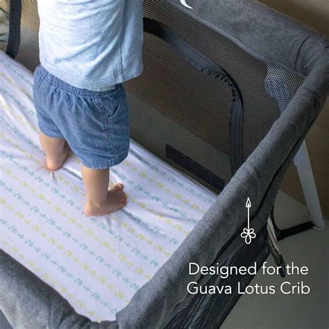 Sheets For Guava Lotus Travel Crib (Set Of 2) 100% Organic Cotton Crib ...