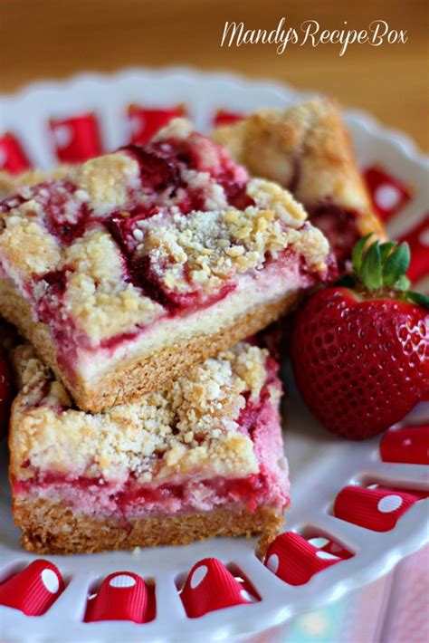 Strawberries & Cream Bars | Mandy's Recipe Box