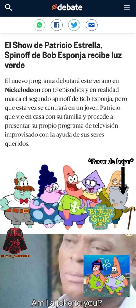 Patricio - Meme by Darth_Vicencio :) Memedroid