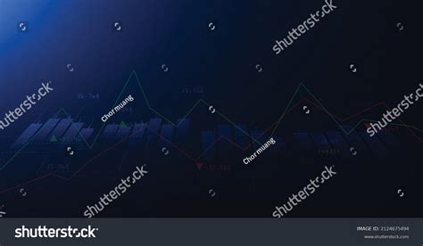 Trading Infographic Background Conceptbusiness Chart Rising Stock Vector (Royalty Free ...