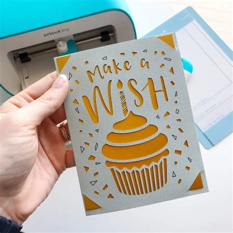 Last-Minute Birthday Card With Cricut Joy - Organized-ish | Cricut ...