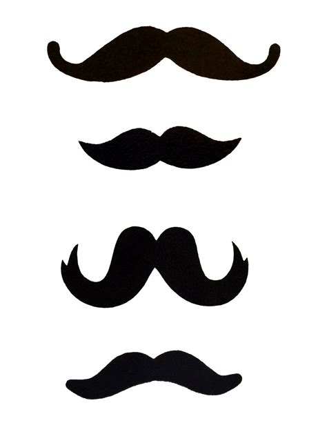 Free Mustache Template - ClipArt Best