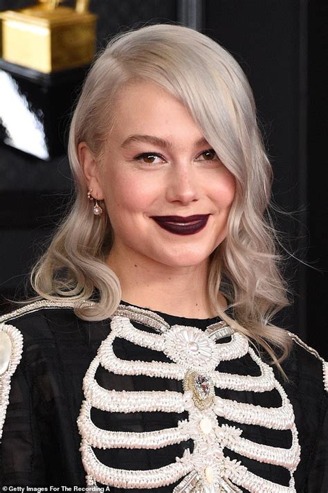 Grammy Awards 2021: Phoebe Bridgers wears bejewelled version of skeleton costume on the red ...