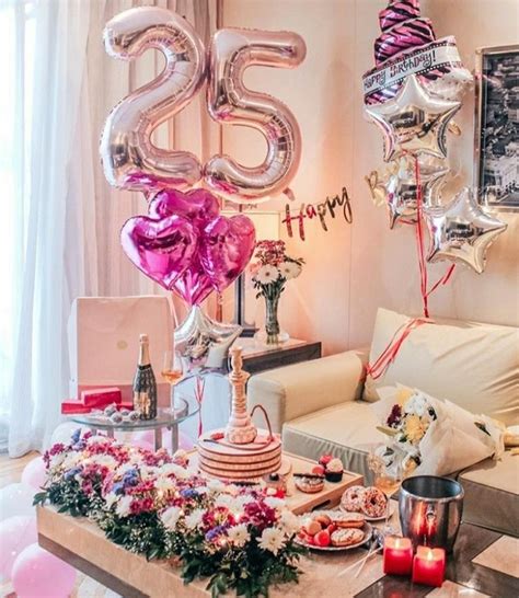 25th birthday decor | 25th birthday parties, 25th birthday ideas for her, 25 birthday decorations