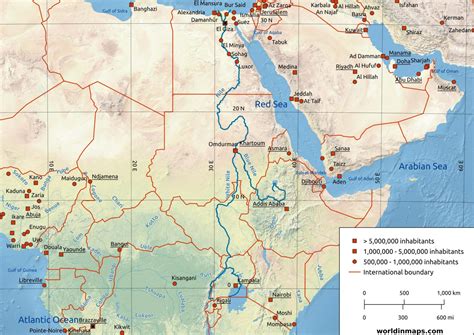 Nile - World in maps