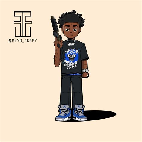 NBA YOUNGBOY ART BY RYVN FERPY : r/NBAYoungboy