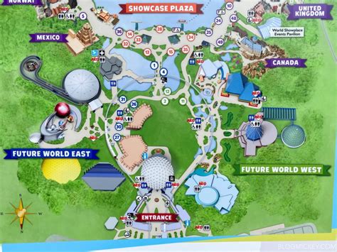 Updated Epcot Map Showcases Future World Construction Expansion