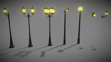 Lamppost 3D models - Sketchfab