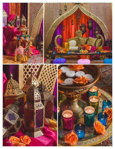 Moroccan inspired sangeet decor partyland md wedding photographer | Moroccan theme party ...