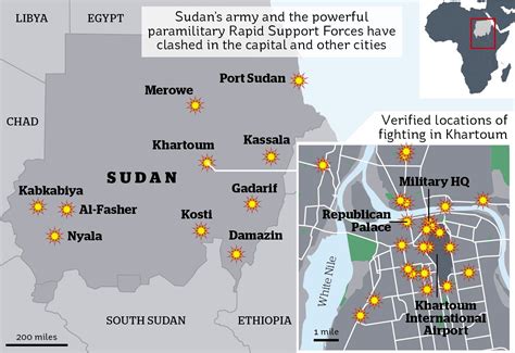 Sudan war map: Where the fighting is happening and the conflict explained