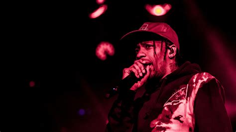 Travis Scott Wallpaper 4K, American rapper, Live concert