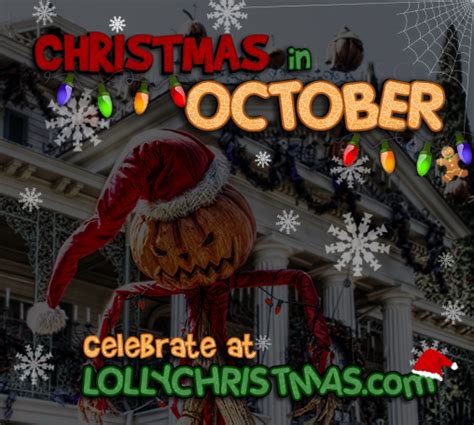 Christmas in October – LollyChristmas.com