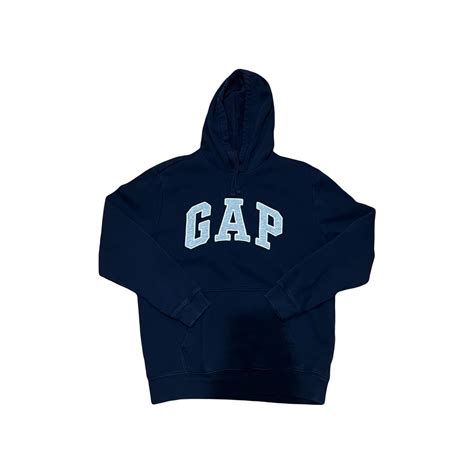 Gap hoodie Great condition Navy blue Size... - Depop