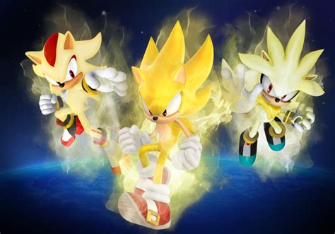 Image - Super Sonic Shadow and Silver by SonikkuForever.png - Sonic News Network, the Sonic Wiki