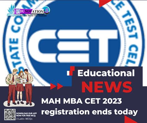 MAH MBA CET 2023 registration ends today - Edunovations