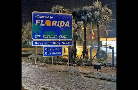 Snow in Florida: Sunshine State freaks out over winter weather (photos ...