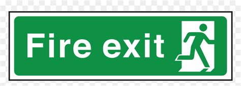 Fire Exit Sign" Title="fire Exit Sign - Fire Exit Sign Small, HD Png ...