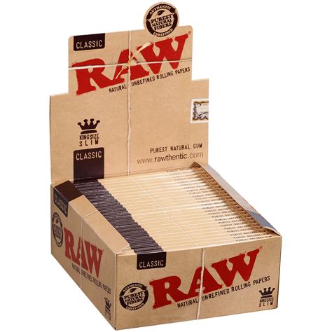 Raw Cigarette Papers King Size Slim 50ct. | Frank Silva & Sons