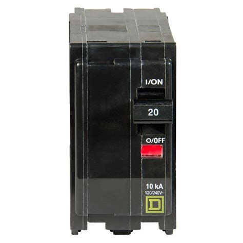 Square D QO 20 Amp 2-Pole Circuit Breaker-QO220CP - The Home Depot