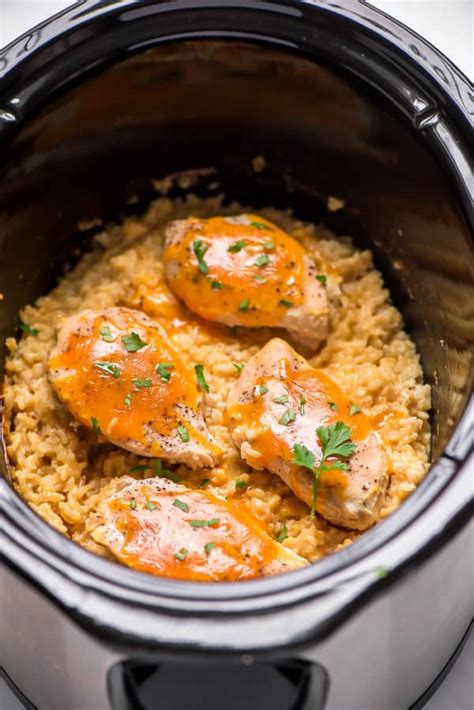 Crock Pot Cheesy Chicken and Rice - The Shortcut Kitchen