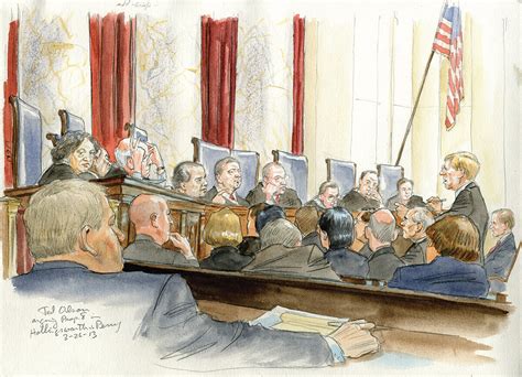 After 45 Years, SCOTUS Sketch Artist Art Lien Sets Down His Pencils and ...