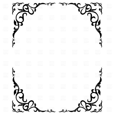 17 Ornate Border Vector Free Images - Free Decorative Borders and ...