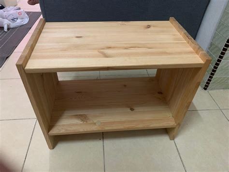 IKEA Side Table ( Robust Wood), Furniture & Home Living, Furniture ...