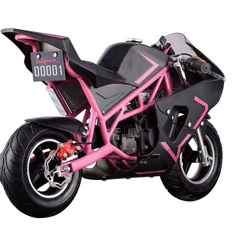 New Gas Pocket Bike motorbike Scooter 40cc Epa engine Motorcycle kids Teens Mini-Pink