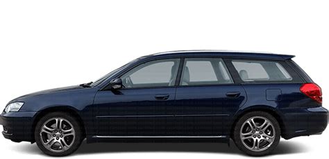 Subaru Legacy 2003-2006 Dimensions Front View