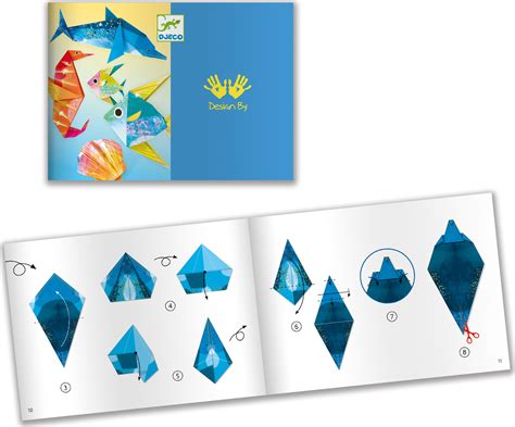 Djeco Sea Creatures Origami Paper Craft Kit - Imagine That Toys