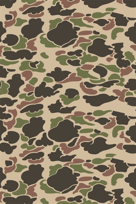 Duck Camo Pattern Wallpaper