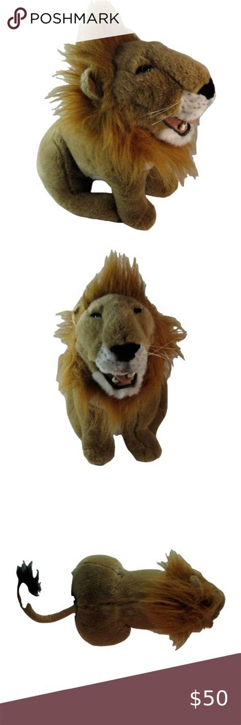 2000 Animal Planet 14" Roaring Lion Plush Animatronic Mouth Toys R Us Vtg | Animal planet ...