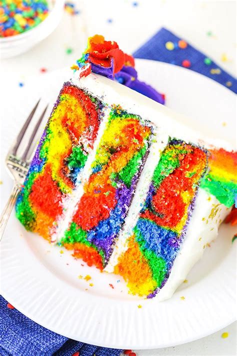 Rainbow Swirl Cake | Easy & Gorgeous Rainbow Birthday Cake! | Recipe ...