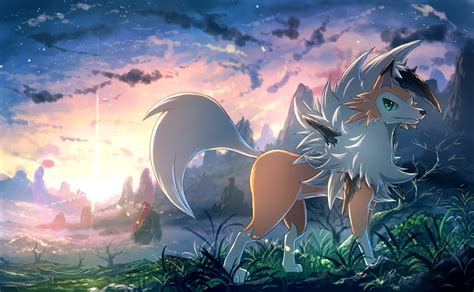 Lycanroc dusk fanart - kurtchic