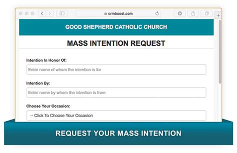 Mass Intention Request | Good Shepherd Catholic Church - Miami, FL