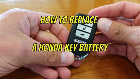 2022 Honda Pilot Key Fob Battery Change