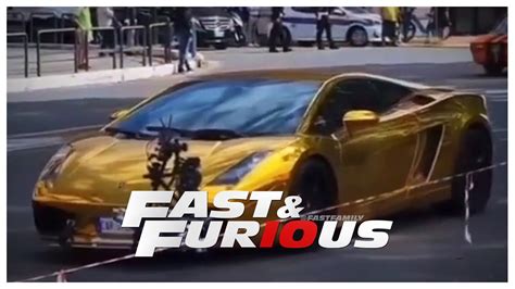 Fast & Furious 10: Lamborghini Chase & Car Prep 🎥 - YouTube