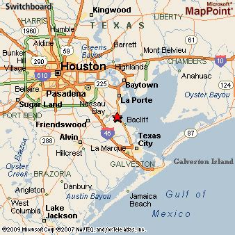 Clear Lake Shores, Texas Area Map & More