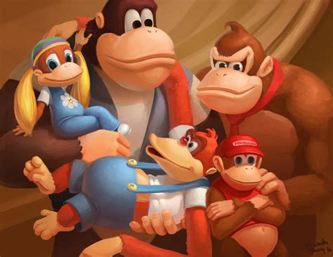 Donkey Kong Family by Photia on DeviantArt